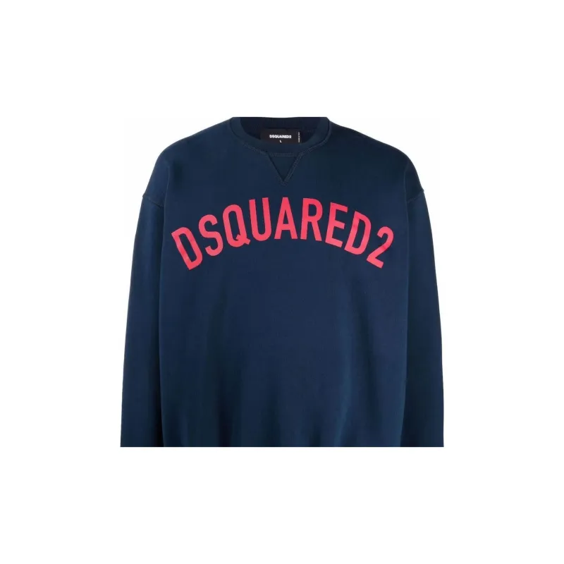 Dsquared2 Printed Logo Large Pockets Hoodie-1