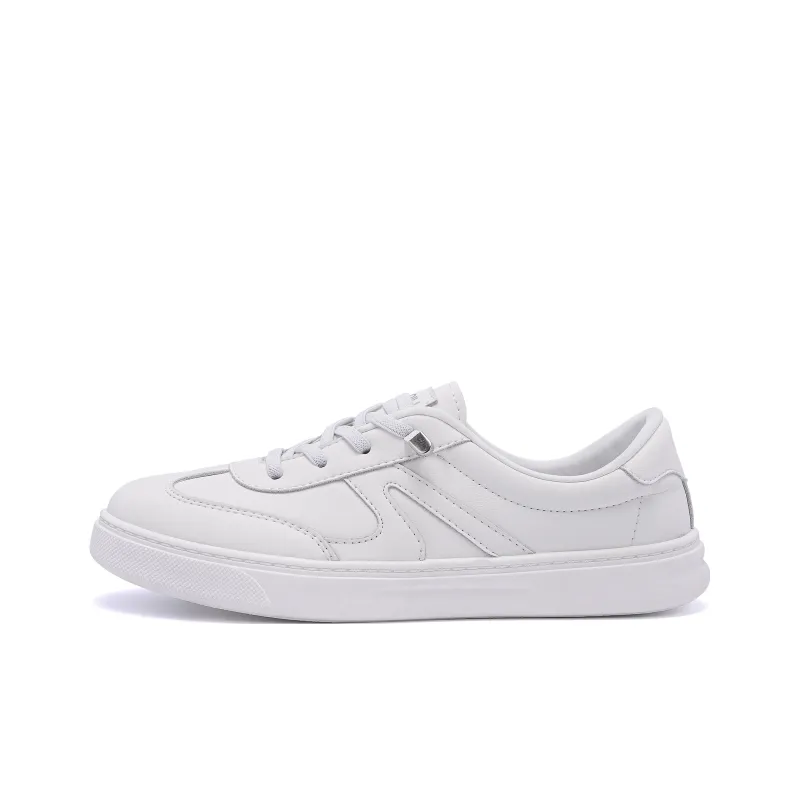 HUANQIU Abrasion Resistant Moisture Wicking Lightweight Low Top Casual Shoes Women's White-0