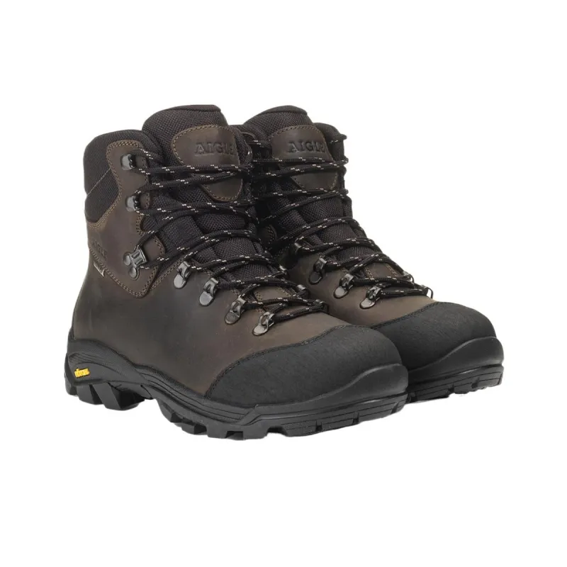 AIGLE Abrasion Resistant Short Outdoor Boots Unisex Brown-2