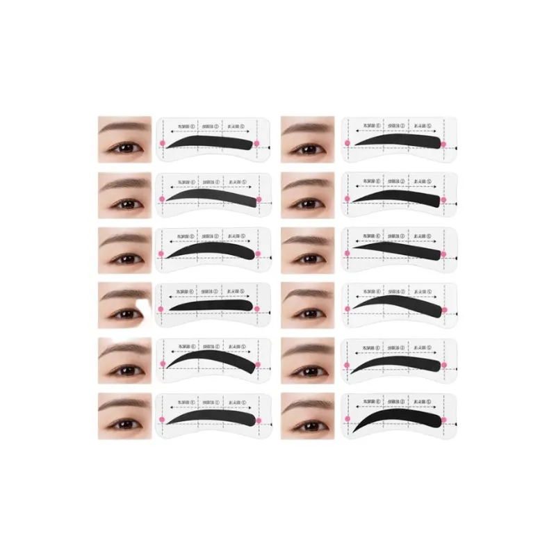 NKMA One Piece Set Eyebrow Stickers Convenient 104 Stickers-0