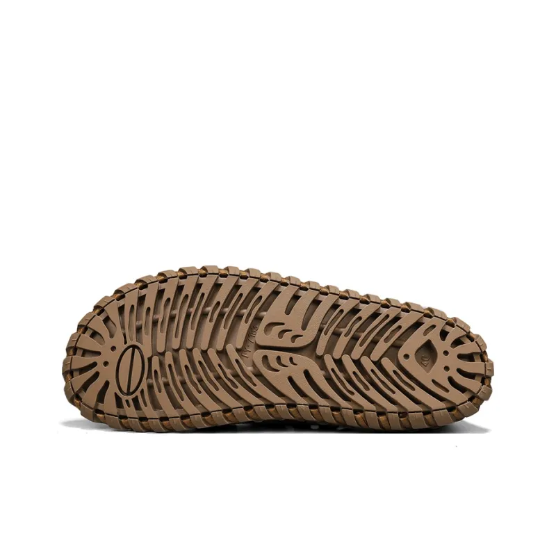 AMICNIEGD Beach Sandals Men Black, Sand, Red Brown-16