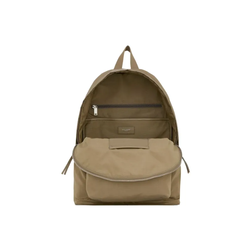 SAINT LAURENT City Polyester Backpack Regular Men's Tobacco-3