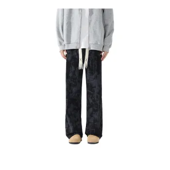 Small Columns Under The Sea Knitted Sports Pants Unisex