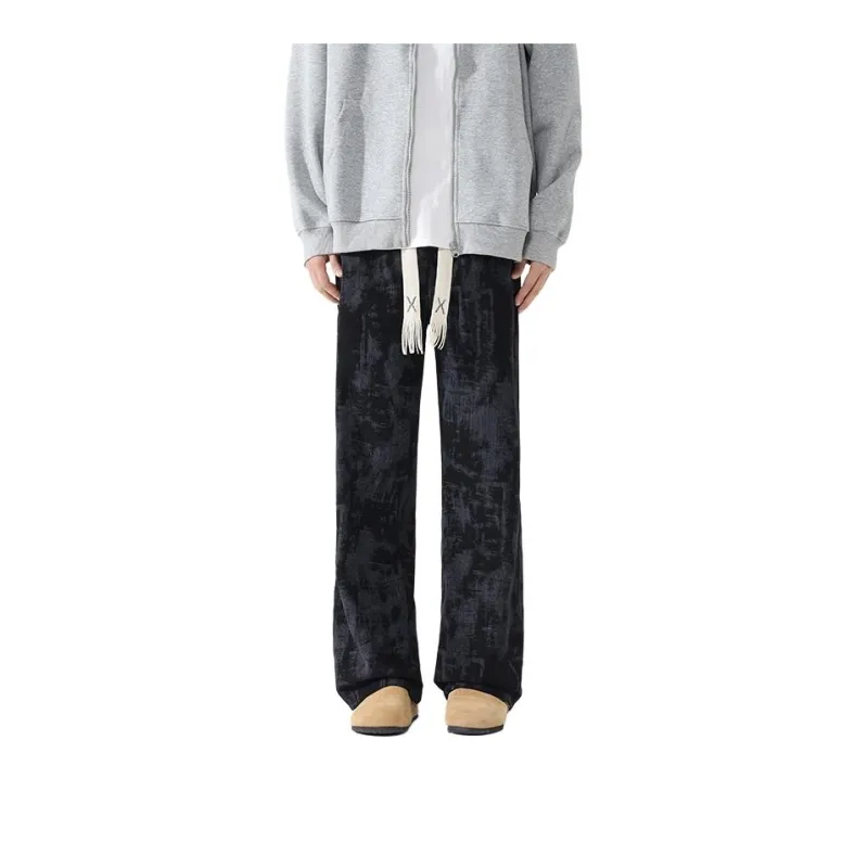 Small Columns Under The Sea Knitted Sports Pants Unisex-0