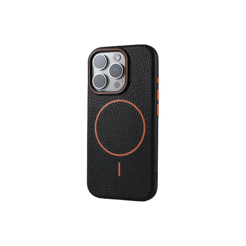 DEPA Litchi Grain Fine Loop Magnetic Phone Cases Compatible With Apple 11 16 Collection Minimalist-8