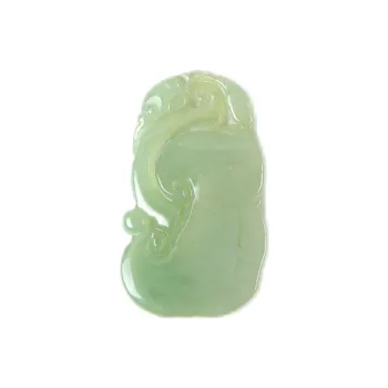 South Asia Bean Type Jadeite Pendants Unisex