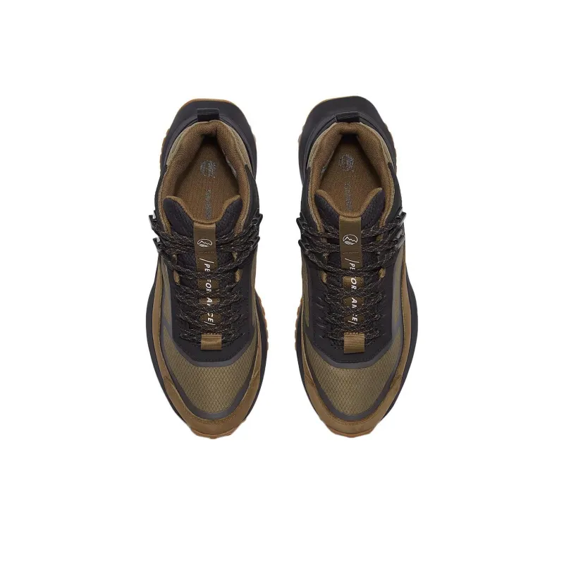 Timberland Motion Anti Slip Wear Resistant Mid Top Hiking Shoes Men's Black-3