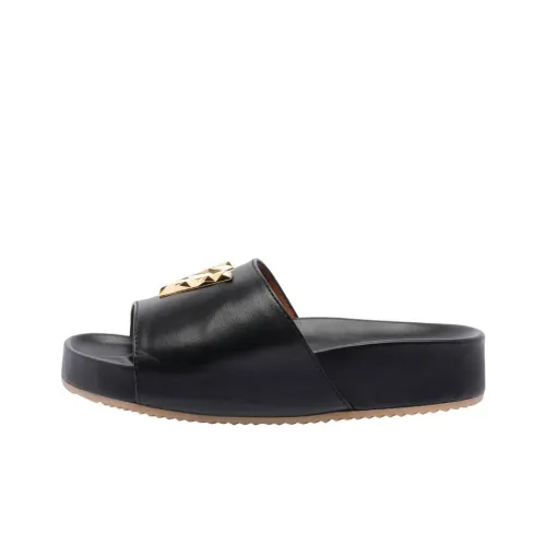 Via Roma 15 Slide Slippers Women's Black