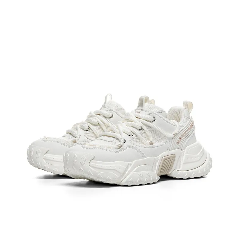 FAIRWHALE Anti Slip And Wear Resistant Height Increasing Low Top Chunky Sneakers Men's-2