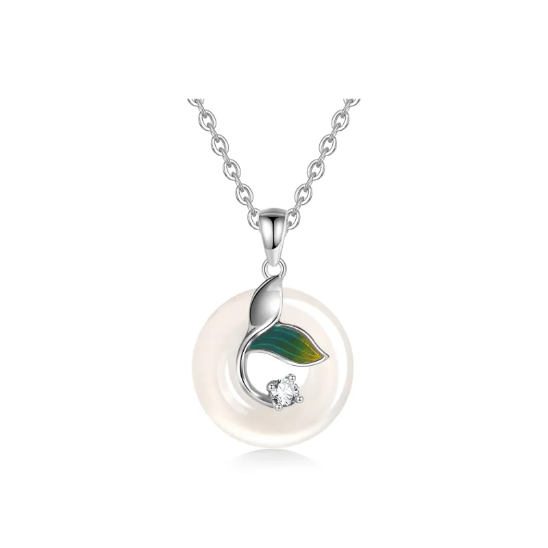Di Su Xing Chalcedony Necklaces Women's-0