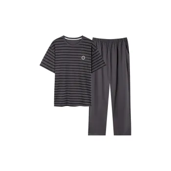 MIIOW Cool One Summer Series Pajama Set Men's Dark Gray