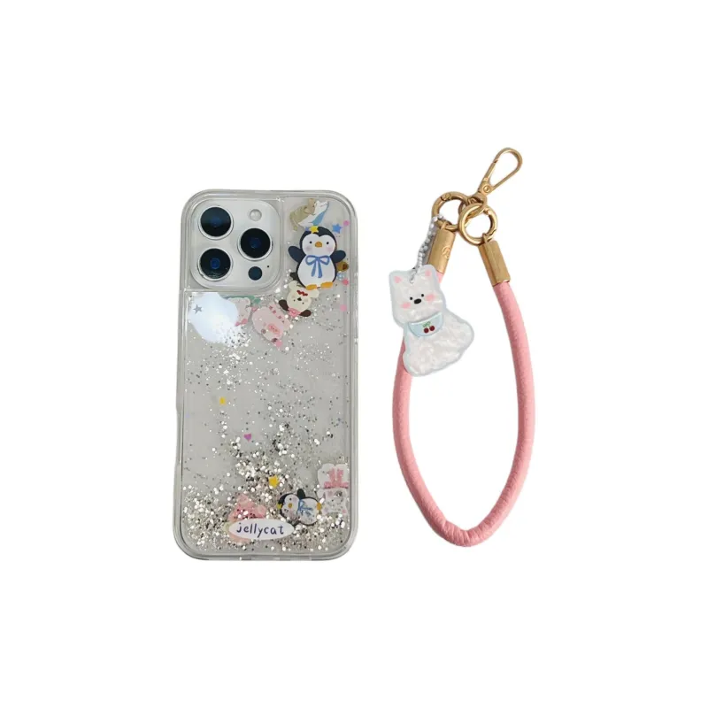 Sopi Acrylic Material Lush Jellycat Animal Doll Phone Cases Compatible With IPhone 16/15 Pro Max/Apple 13/14 Pro/Max-1