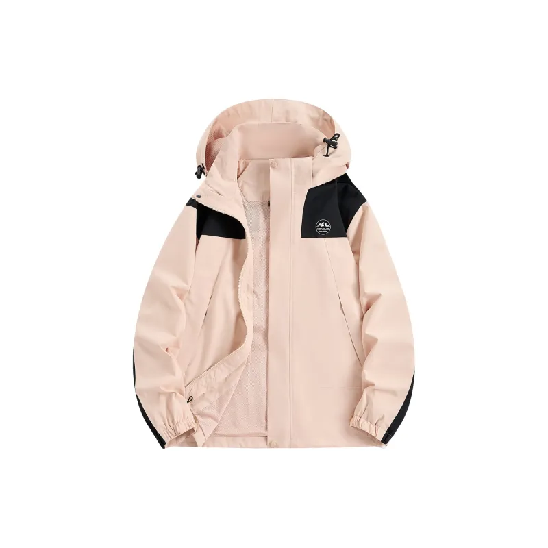 Kepu Waterproof And Windproof Windbreaker Jacket Unisex Name Ruyi Pink-6