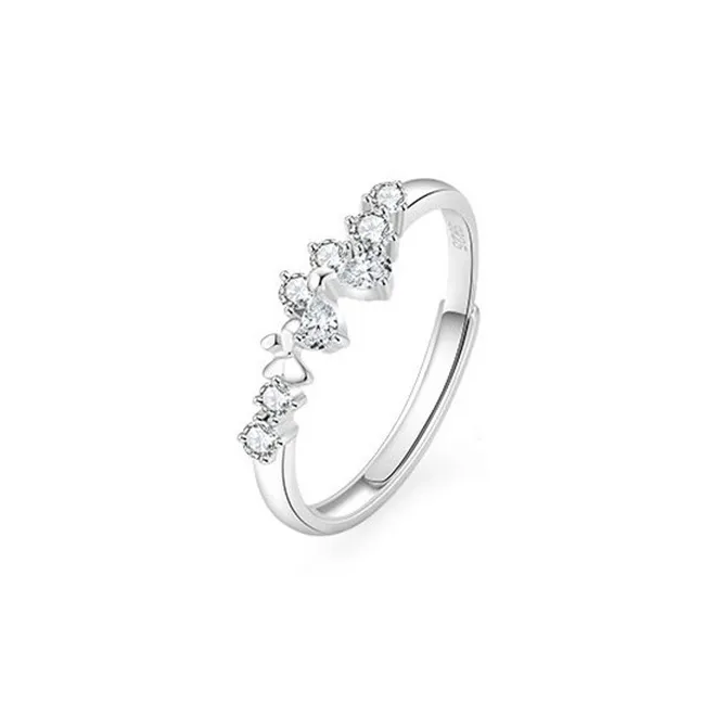 Fan Xing As Season S925 Silver Rings Women's-1
