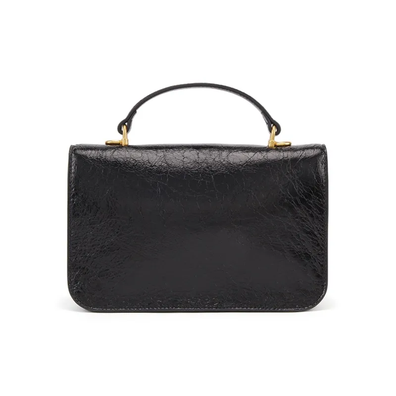 ELLE Cow Leather Handbag Medium Size Women's Multicolor-2