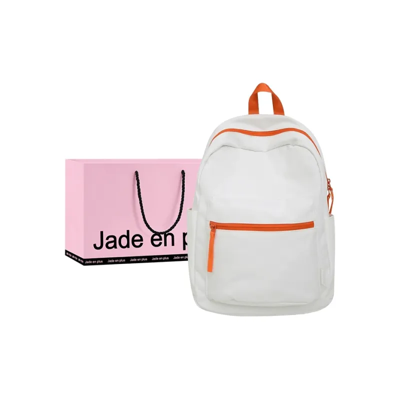 Jade En Plus Nylon Backpack Regular Unisex Mint Mambo/Light Yellow/Dusty Pink/Violet/Coconut Milk White-15