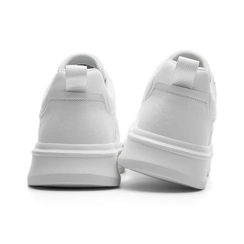 JEEP SPIRIT Skateboard Shoes Men Low Top Polar White-5