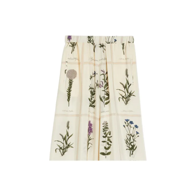 Weekend Max Mara Lory Floral print Wide leg Trousers-4