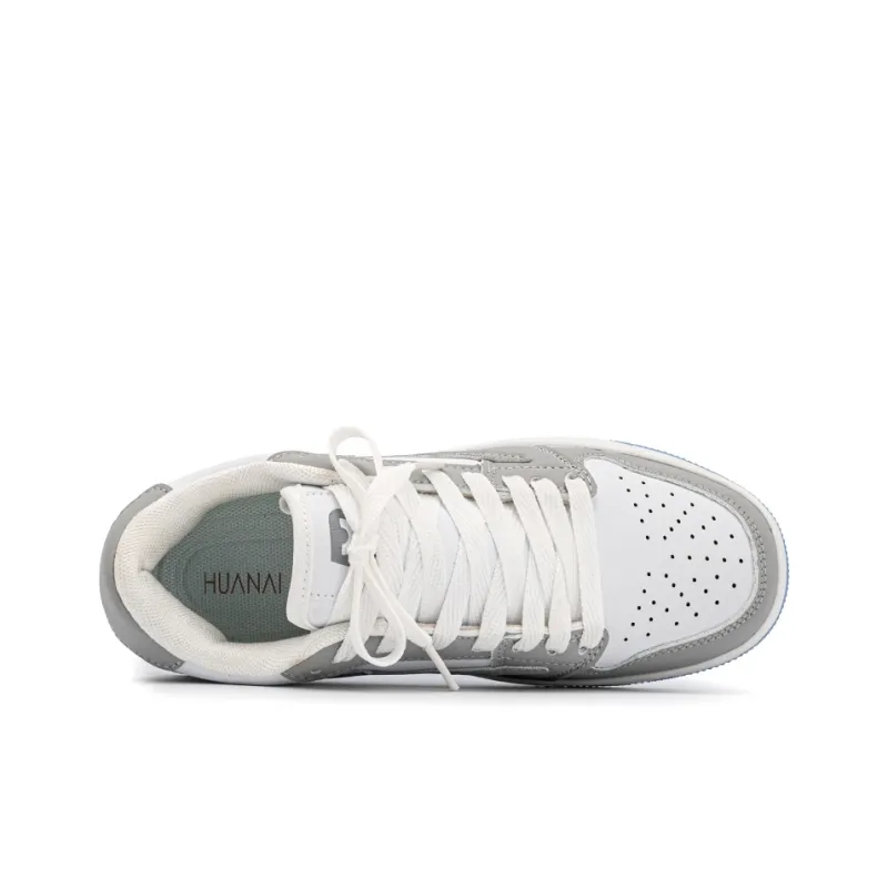 HUANAI Durable Breathable Low-Top Skateboard Shoes Unisex-25