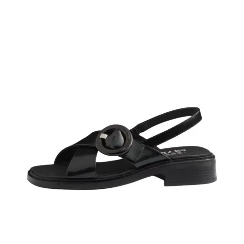 PRADA Strap Sandals Women's Black