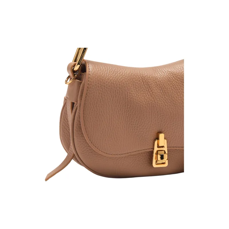 COCCINELLE Magie Leather Shoulder Bag Mini Women's Skin Color-2