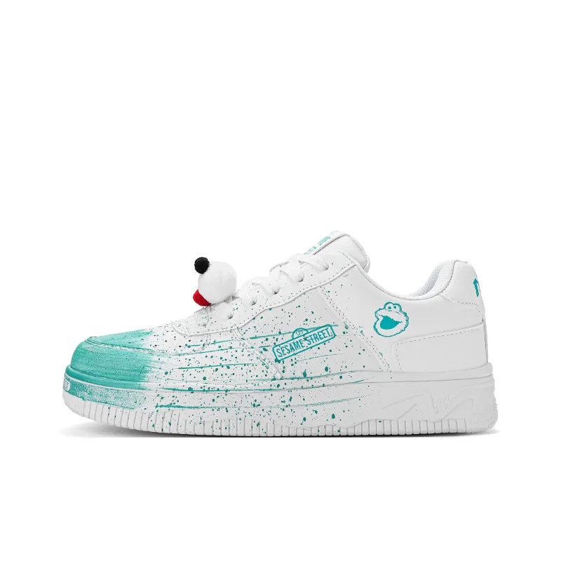 SESAME STREET Thermal Slip Resistant, Abrasion Resistant, Balance Height Increasing Low Top Skateboard Shoes Unisex-66