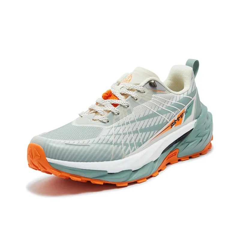 361° Cushioned Slip Resistant Abrasion Resistant Low Top Casual Running Shoes Men's Red Fir Green-1