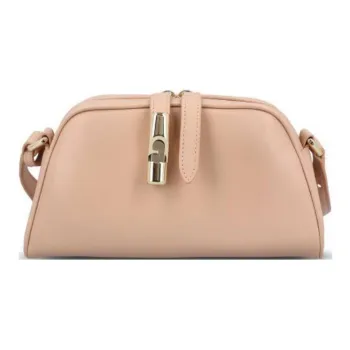 Furla Calfskin Shoulder Bag Women's Pink