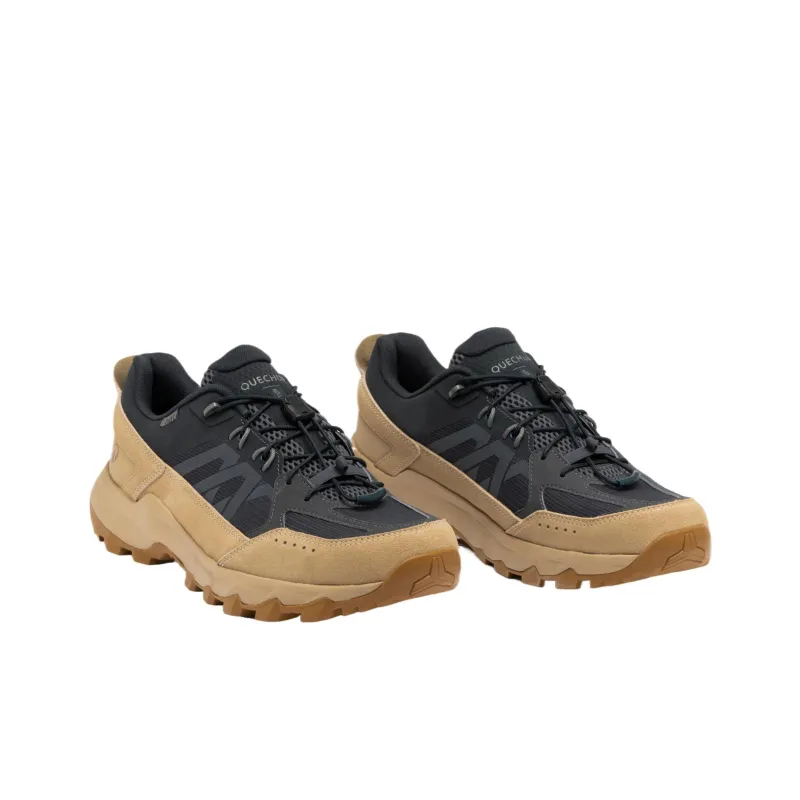 DECATHLON MH500 Anti Slip Wear Resistant Mid Top Hiking Shoes Men's Brown Black-2