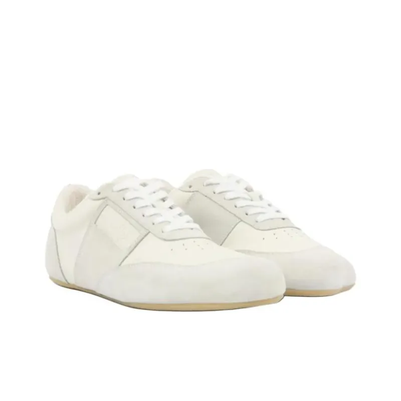 MM6 Maison Margiela Numbers Embossed Lace Up Sneakers-3