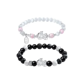 SWEET PLANET Obsidian Bracelets Unisex