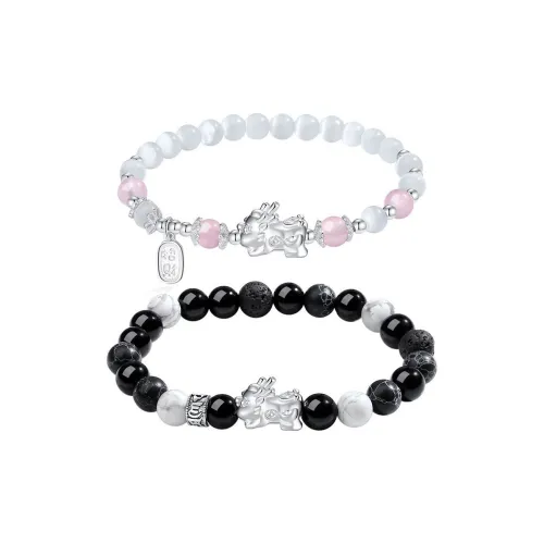SWEET PLANET Obsidian Bracelets Unisex