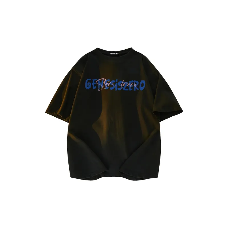 Genesiszero T-Shirt Unisex Black White-3
