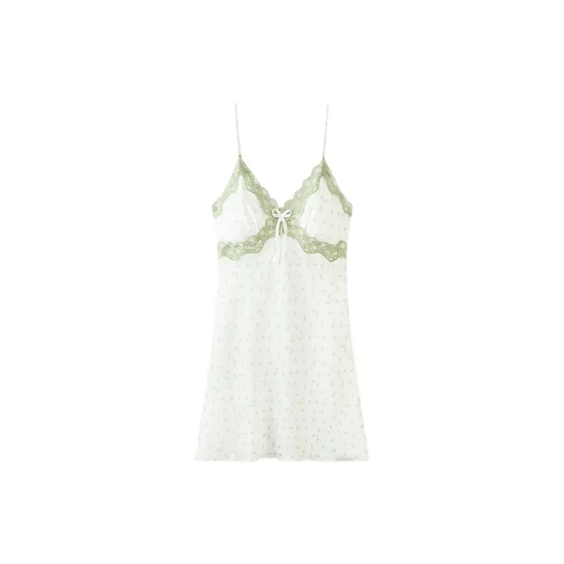 O'MESIK Nightgown Women's Cream Green-0