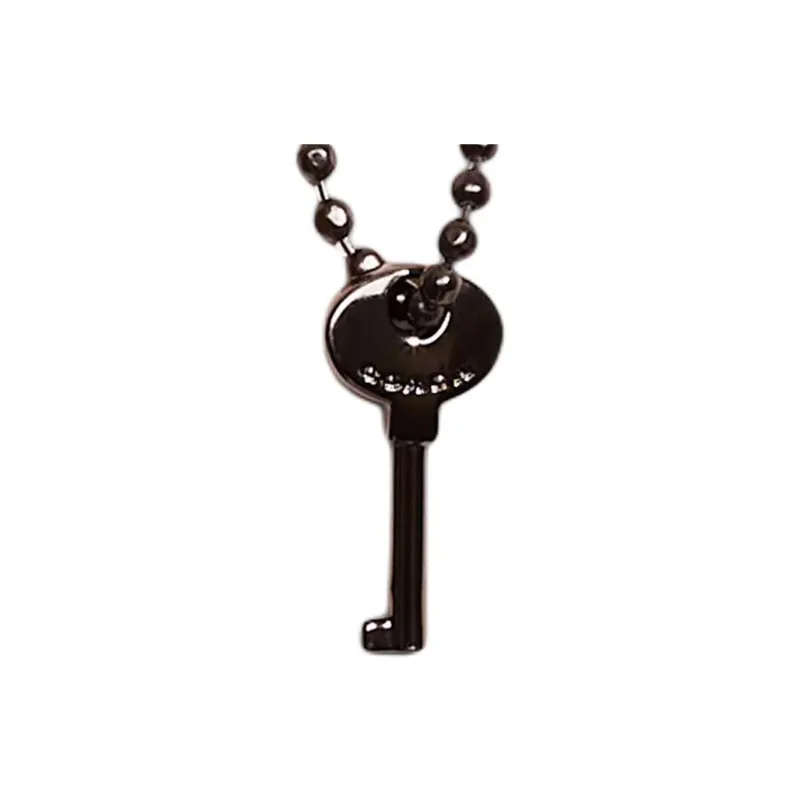 COACH Recycled Material Ball Chain Lock Key Pouch Charm Bag Accessory Women's Brown-1