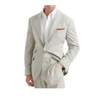 Brunello Cucinelli Business Suit Men's Light Gray