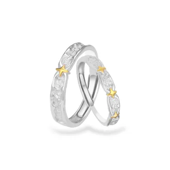 MAGICPOLE 999 Fine Silver Rings Unisex Silver