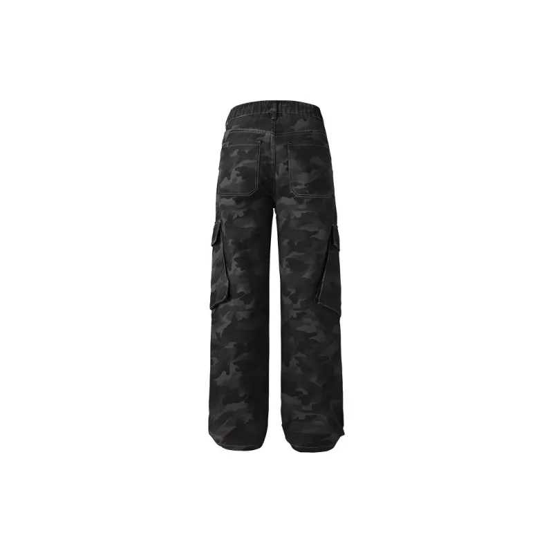 DOENU Jeans Unisex Camouflage Gray-1