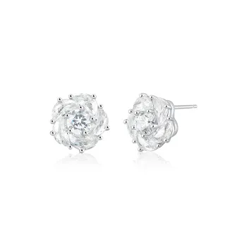 Abyb Charming S925 Sterling Silver Stud Stud Earrings Women's