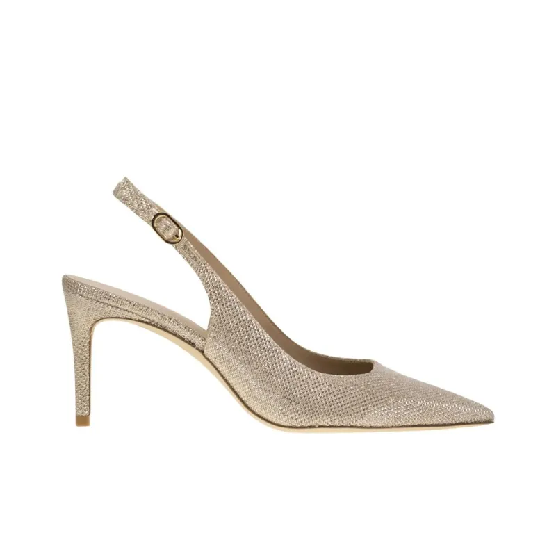Stuart Weitzman/SW Stuart Power High Heels 7.5cm Women's Beige-1