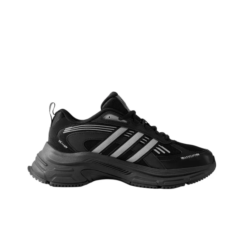 Adidas FC CLASSIC Slip Resistant Breathable Low Top Running Shoes Unisex Black Gray Color-1
