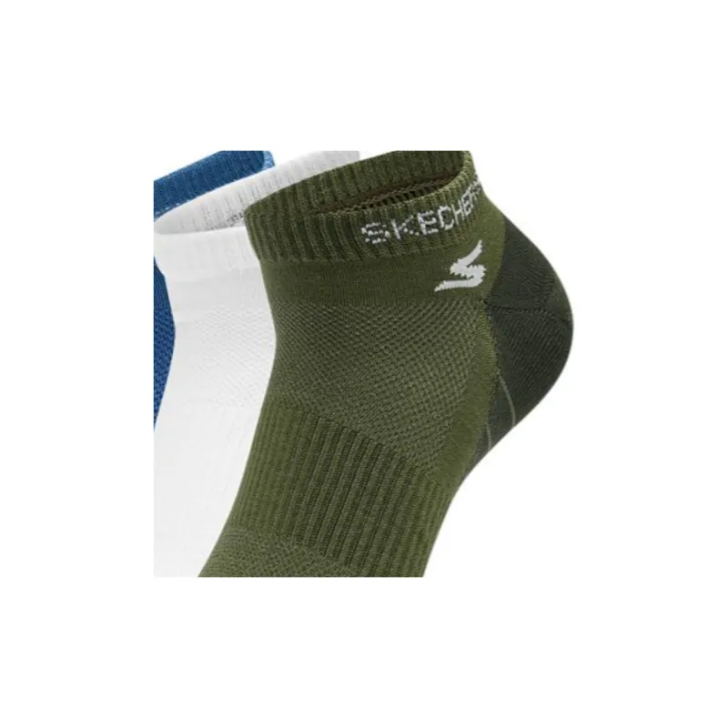 Skechers Ankle Socks Unisex 3 Pack-3