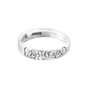 Mrs. Song 999 Fine Silver Rings Unisex