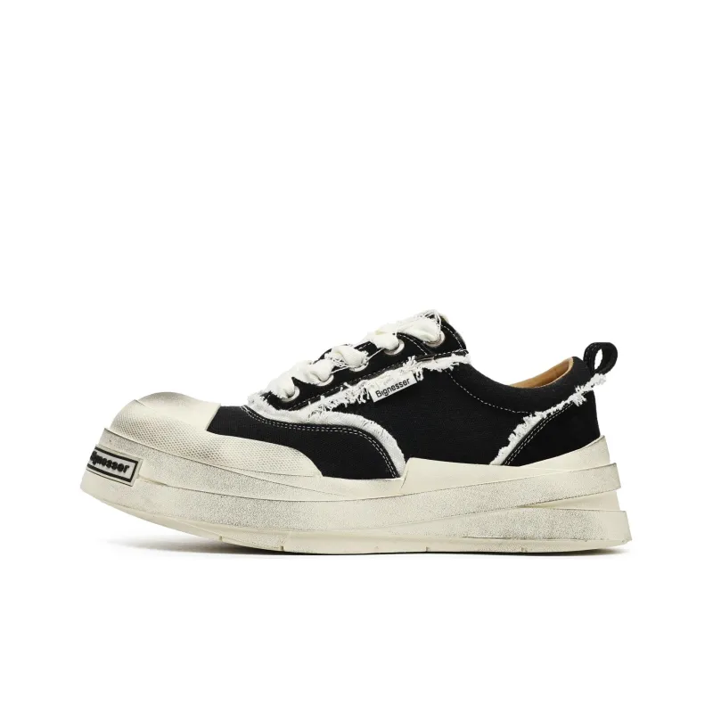 Mo Xu Abrasion Resistant Low Top Canvas Shoes Unisex-0