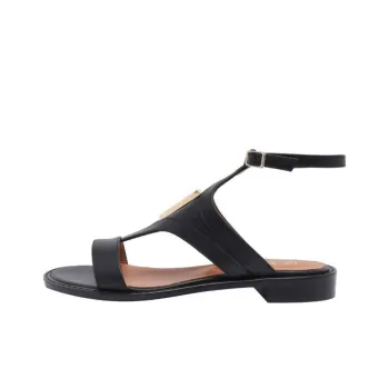 Via Roma 15 One Strap Sandals Women's Black