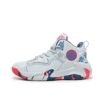 Kuding Cushioning Rebound Breathable Abrasion Resistant Slip Resistant Support Basketball Shoes Men's