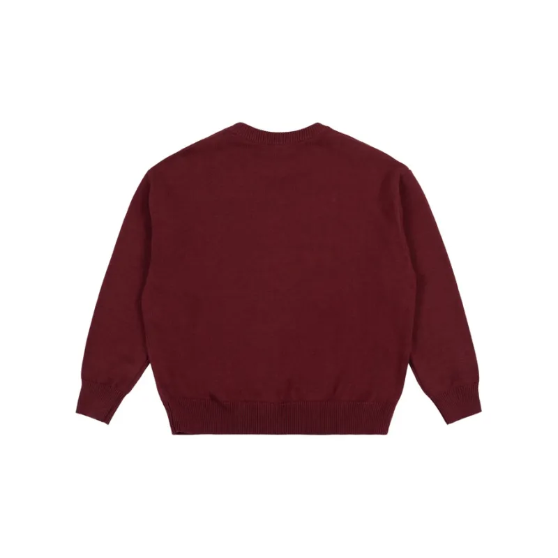 STAHOOD Crew Neck Knitted Fabric Sweater Unisex-5