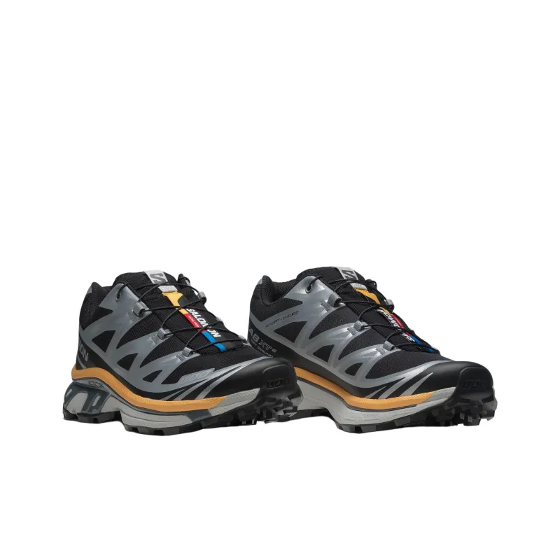 SALOMON XT 6 Anti Slip Wear Resistant Low Top Casual Running Shoes Unisex Black-2