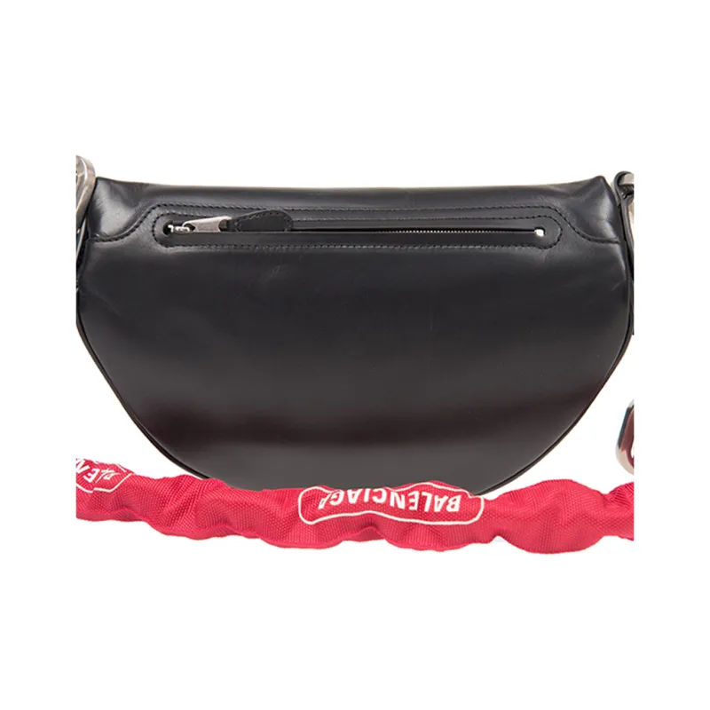 Balenciaga Cow Leather Sling Bag Women's Black-2