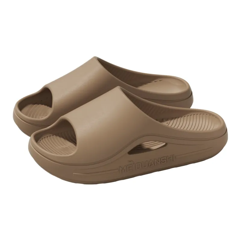Foot Recreation EVA Couple Indoor Home Bathroom Bathing Slip Resistant Slippers-4